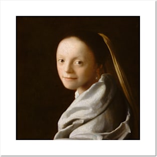 Study of a Young Woman by Jan Vermeer Posters and Art